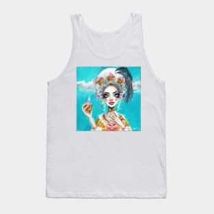 Marie Antoinette and the pink cupcakes Tank Top